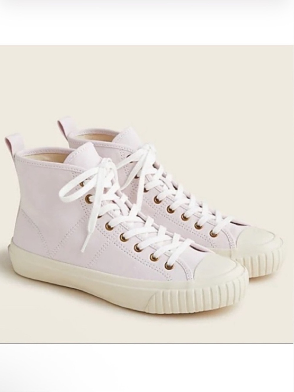 NEW J.Crew Canvas High Top Sneakers Shoes Size 11